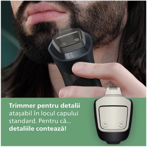 Aparat de tuns barba & parul de pe cap si corp 13in1 Philips Multigroom All in One MG7925/15, autonomie 120 min, 26 setari de lungime: 0,5-20 mm All-in-One, 3 capete trimmer specializate (detalii, nas, corp), husa, 100% waterproof, Resigilat, Grad A - Img 6