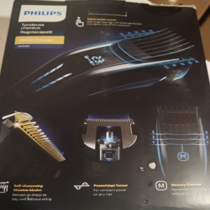 Aparat de tuns PHILIPS HC9450/15, Baterie Li-ion, 0.5-42 mm, 400 trepte, Lame din titan, Negru/Argintiu, Resigilat, Grad A - Img 2