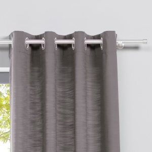 Balance draperie opaca 135x300 cm, 100% poliester, inele de fixare, spalare delicata 30°C, gri - Verificat A · Re-Bloom - Img 3