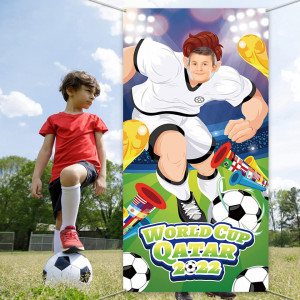 Banner foto cu fotbalist DPKOW, poliester, multicolor, 158 x 90 cm - Img 4