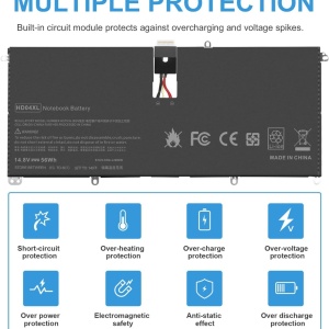 Baterie pentru laptopul HP Envy Envy Spectre XT 13-2120tu 13-2000eg ARyee, Li-polimer, negru, 14,8V, 56Wh