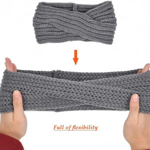 Bentita tricotata de inalta calitate, elastica, confortabila de purtat si moale la atingere.