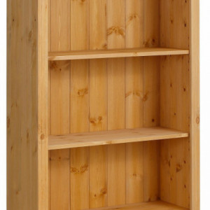 Biblioteca Mette din lemn masiv de pin, maro, 77 x 30,5 x 181 cm - Img 4