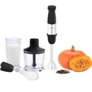 Blender de mana ECG RM 750, 750 W, 2 viteze + TURBO, lame otel inoxidabil - Img 2