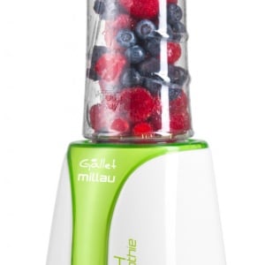 Blender Smoothie maker GALLET MILLAU MS590, 350 W, bol 600 ml BPA free, alb cu verde - Img 3