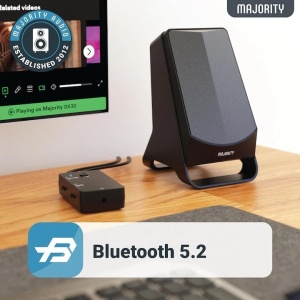 Boxe PC active cu Subwoofer, Majority, Bluetooth, stereo, 2.1, DX30, 80 W, Resigilat, Grad A - Img 4