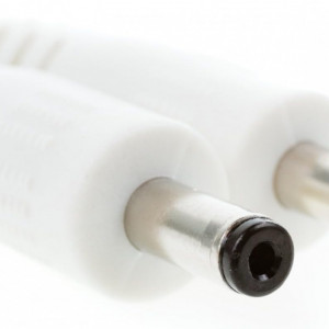 Cablu de interconectare pentru LED EShine, metal/PVC, alb/argintiu, 3 m