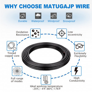 Cablu electric Matugajp, 6 x 0.3 mm² 22 AWG Fire, 6-Core Wire,PVC, multicolor, 5 m - Img 6