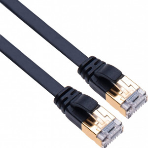 Cablu Ethernet Keple, 600MHz, cupru, negru, 15 m 