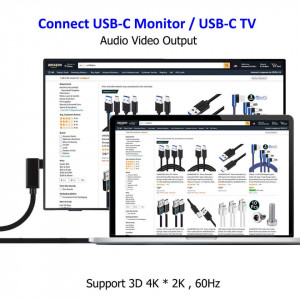 Cablu tip C la USB C 3.1 UNIDOPRO, negru, plastic, 3 m - Img 3