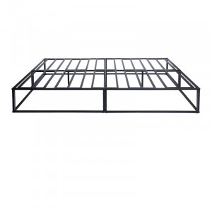 Cadru pat Denice din metal, negru, 150cm L x 200cm L x 30cm H - Img 2
