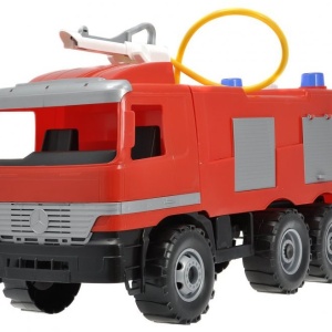 Camion pompieri Lena Mercedes din plastic, pentru copii - Img 2