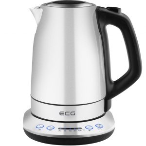 Cana electrica fierbator ECG RK 1791, 1.7L, 2200 W, otel inoxidabil, 5 setari de temperatura - RESIGILAT