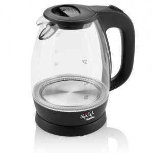Cana electrica fierbator GALLET BOU786, 1.7 L, 2200 W, sticla, iluminare interioara - Img 4