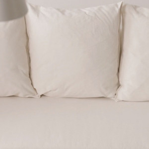 Canapea Mila cu 3 locuri, alb/ crem, 195 x 82 cm - Img 9