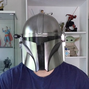 Casca electronica Star Wars The Black Series - The Mandalorian, Resigilat, Grad A - Img 3