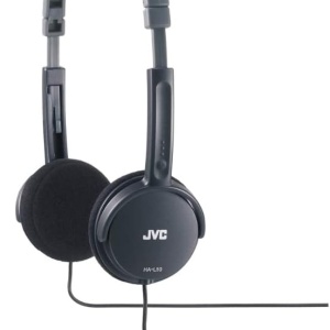 Casti audio JVC HA-L50-BE, Cu fir, On-ear, design elegant, negru - Img 1