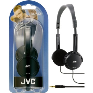 Casti audio JVC HA-L50-BE, Cu fir, On-ear, design elegant, negru - Img 2