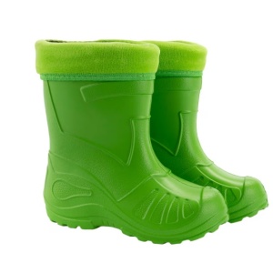 Cizme copii Kolmax super usoare EVA liner fleece detasabil marime 22 Verde