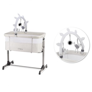 Co-sleeper MoMi, Revo - Light Grey - Img 4