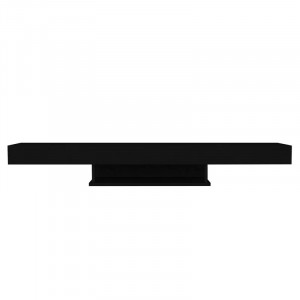 Comoda TV Tyquan, PAL, negru, 29,6 x 150 x 22 cm