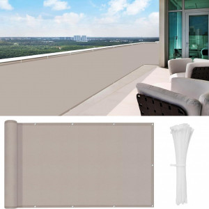Copertina pentru balcon HENG FENG, polietilena, gri, 90 x 300 cm