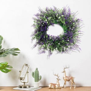 Coronita The Seasonal Aisle, PVC, verde/alb/violet, 25 x 25 cm