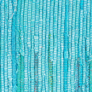 Covor de bumbac Mersin, albastru turcoaz, 80 x 150 cm - Img 3
