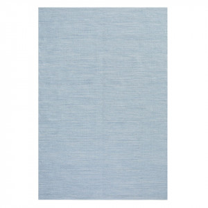 Covor Derince, bumbac, albastru deschis,160 x 230 cm - Img 4