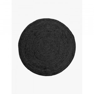 Covor Garofalo, tesut manual, negru, 150 x 150 cm