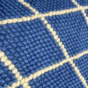 Covor My Home, lana, albastru, 80 x 150 cm - Img 5