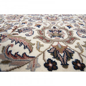 Covor realizat manual Benares, lana, maro, 40 x 60 cm - Img 5