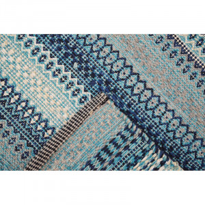 Covor Sofran, bumbac, albastru, 160 x 230 cm - Img 3