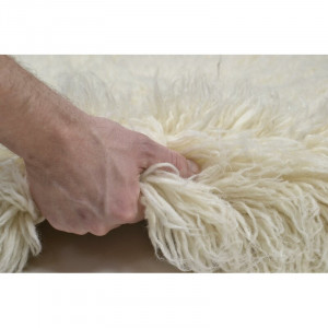 Covor Syrna din lana, bej, 140 x 200cm - Img 3