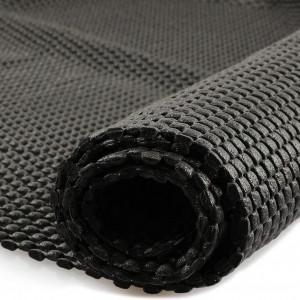 Covoras antiaderent multifunctional Fowong, PVC, negru, 100 x 150 cm - Img 1