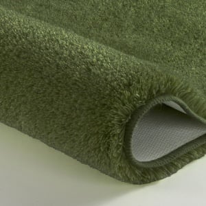 Covoras de baie Kleine Wolke Relax, poliacrilic, verde inchis, 100 cm