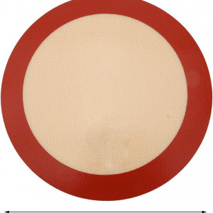 Covoras de copt Delaman, silicon/ fibra de sticla, rosu, 23 cm - Img 2