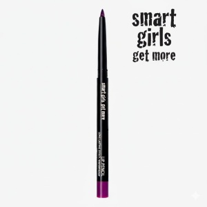Creion de buze Smart Girls Get More, rezistent la apa, cremos, mov