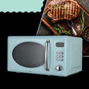 Cuptor cu microunde Fram FMW-20DGBL, Putere 700W, Capacitate 20L, Digital, Grill 800W, 5 Nivele de putere, Functie decongelare, Bleu - Img 2