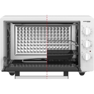 Cuptor electric Vision Chef VCE37A, 1300 W, 37 l, 3 functii coacere, Timer 90 min, Alb - Img 4