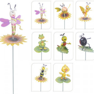 Decoratiune gradina Karll fluture/libelula/albina/broasca/pasare/furnica - Img 1