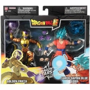 Dragon Ball Super Dragon Stars set 2 figurine Golden Frieza vs Super Saiyan Blue Goku, 17 cm, plastic, accesorii incluse, 4 ani+, multicolor - Verificat A · Re-Bloom - Img 4