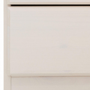 Dressing Minik, lemn masiv de pin, alb, 95 x 35 x 140 cm - Img 3