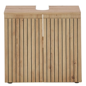 Dulap pentru lavoar Rookerie, MDF/HDF, natur, 60 x 56 x 35 cm