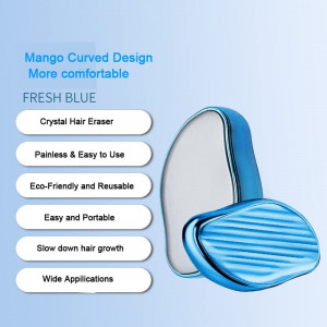 Epilator cu cristale nano Unmeadikca, albastru, 10,6 x 6,6 cm - Img 5