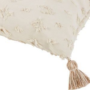 Fata de perna Luise, bumbac, bej, 40 x 60 cm
