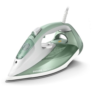 Fier de calcat PHILIPS Seria 7000 DST7031/70, 2800W, 250g/min, 300ml, talpa SteamGlide Plus, verde-alb
