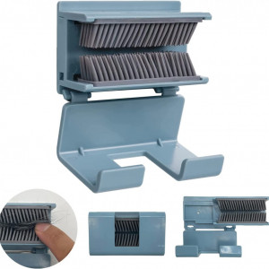 Filtru de scurgere dus/cada PEEOED, silicon, albastru, 4,5 x 8 cm