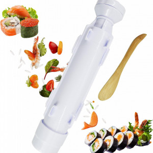 Forma pentru sushi LYLIDIA, plastic, alb, 31 x 5,5 cm - Img 1