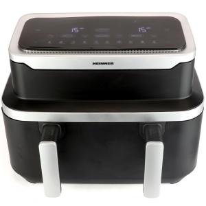 Friteuza aer cald Heinner HAF-DDB9BK26, Putere 2600W, Capacitate 9L, Control digital, Termostat reglabil 60 – 220°C, Negru - Img 2